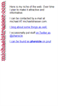 Mobile Screenshot of michaelstrasser.com